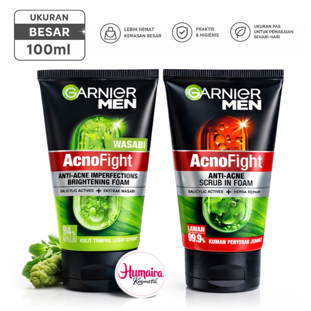 Sabun Muka Garnier Men Acno Fight 100ml