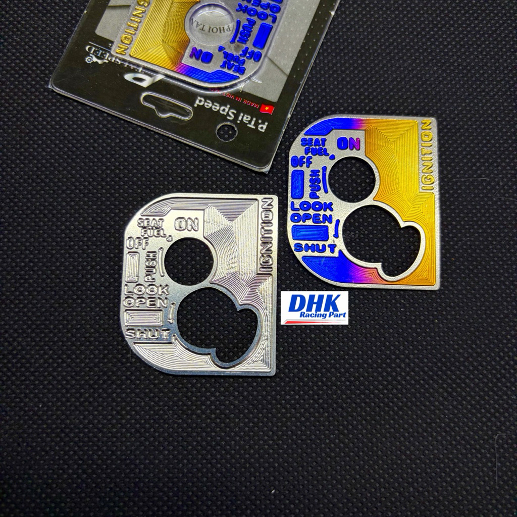 Emblem Kunci Kontak Vario 125 Old KZR Titanium GR5 Original Vietnam