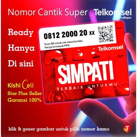 Telkomsel Nomor Cantik Super 12. New 11 Digit Kuota 3GB. Kartu sudah 4G & 5G Support