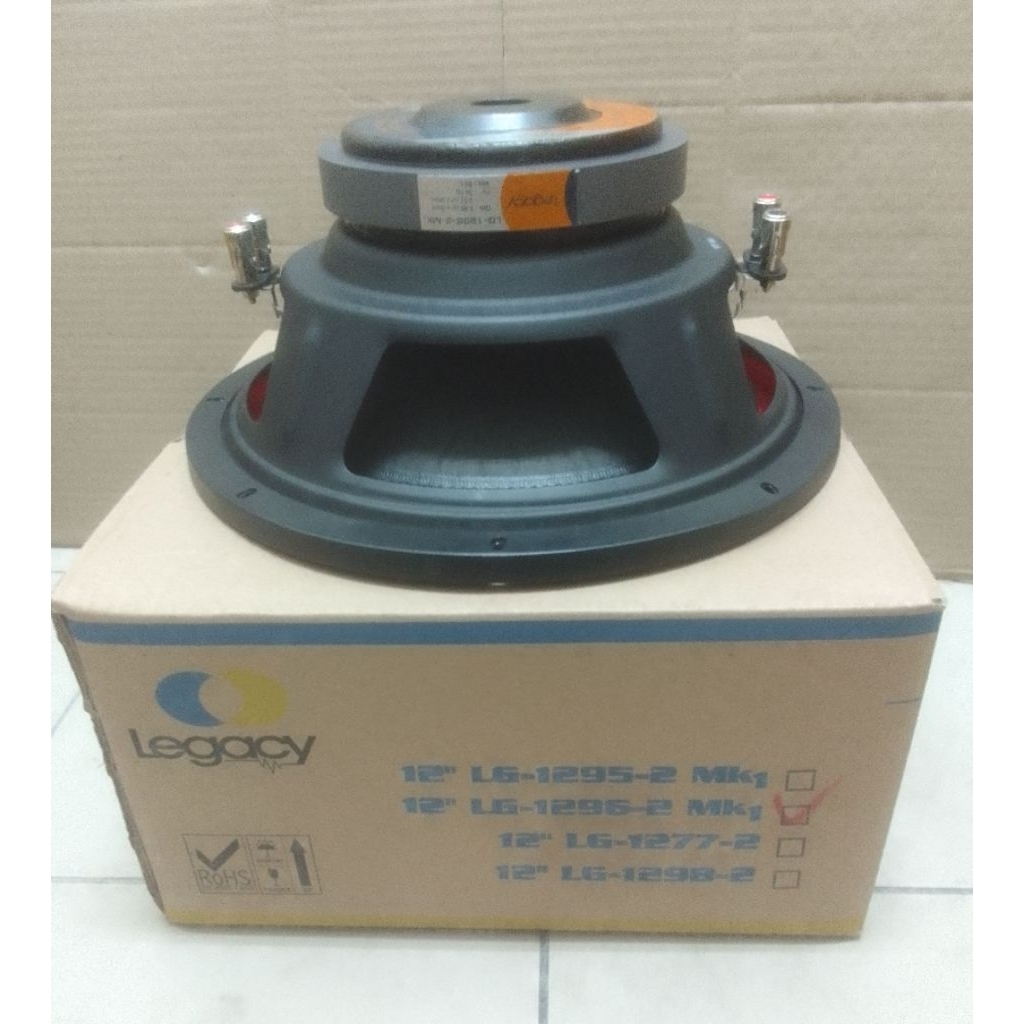 SPEAKER SUBWOOFER LEGACY 12" LG-1296-2-MK1 ACR LEGACY DOUBLE COIL