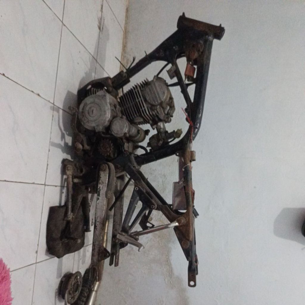 rangka tiger jadi cb set mesin minerva