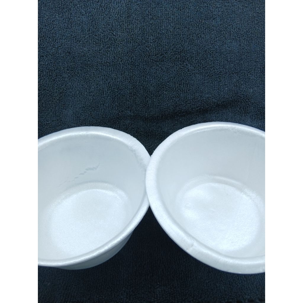 TEMPAT MAKAN STYROFOAM LUX MANGKOK ISI 100 ( HRG 1 BKS )