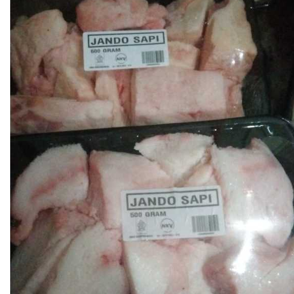 Jando Sapi 500gr - Lemak Sapi Segar Frozen Food untuk Soto, Gulai & Masakan