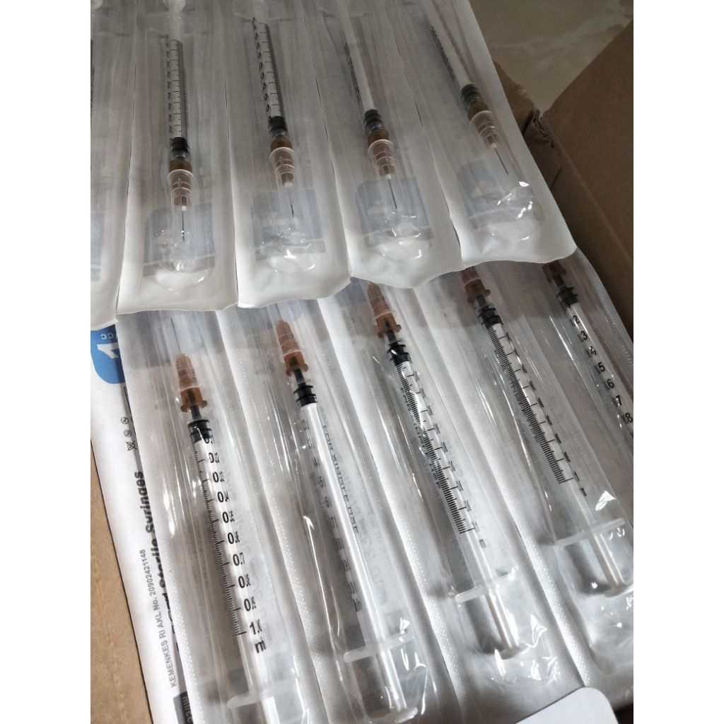 spuit 1ml disposable syiringe 1cc spuit