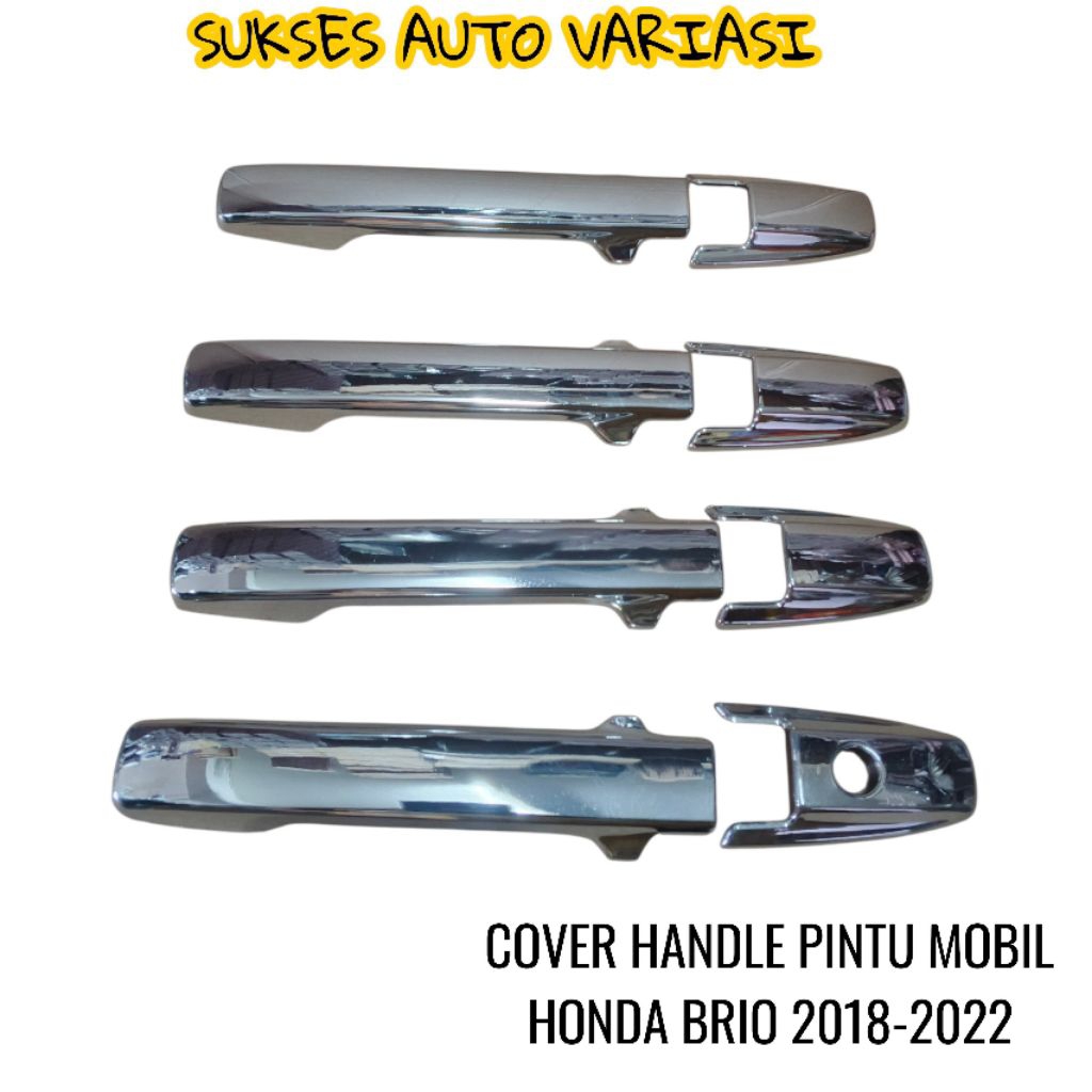 COVER HANDLE PINTU MOBIL HONDA BRIO CHROME