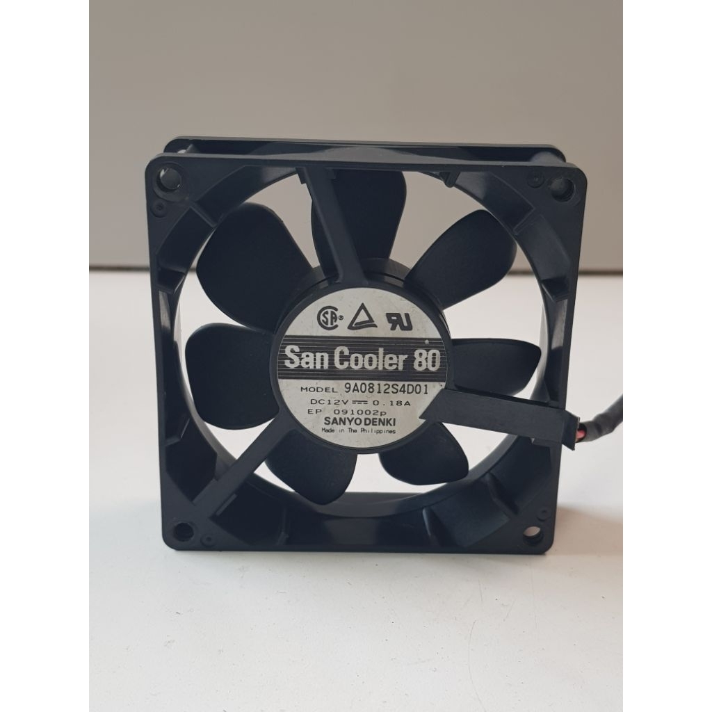 Fan kipas SanCooler80 DC 12V-0,18A 8×8cm 3pin