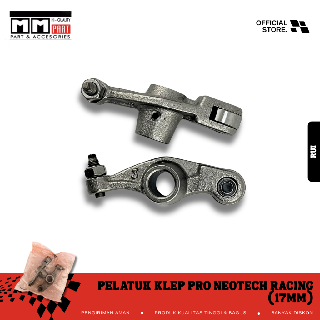 PELATUK KLEP PRO NEOTECH RACING (17MM) - TEMPLAR ROLLER RACING GL PRO NEOTEK TIGER