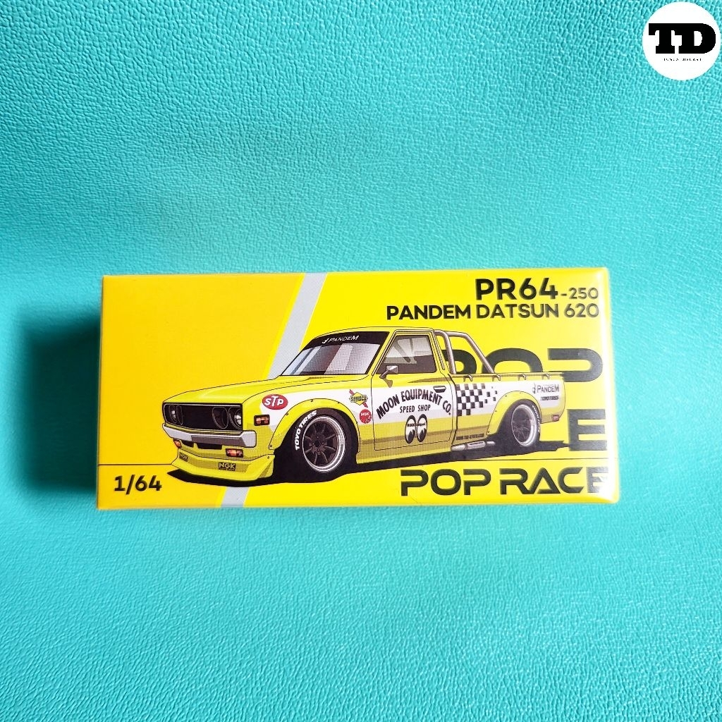 Diecast 1:64 Pop Race Pandem Datsun 620 Mooneyes