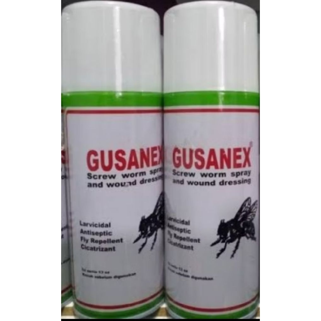 GUSANEX DICODINE SPRAY 5OZ OBAT LUKA HEWAN ANTI LALAT TERNAK SAPI KAMBING DOMBA
