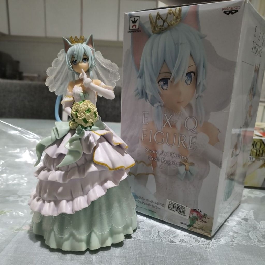 EXQ Sword Art Online Sinon Code Register Wedding Dress Banpresto