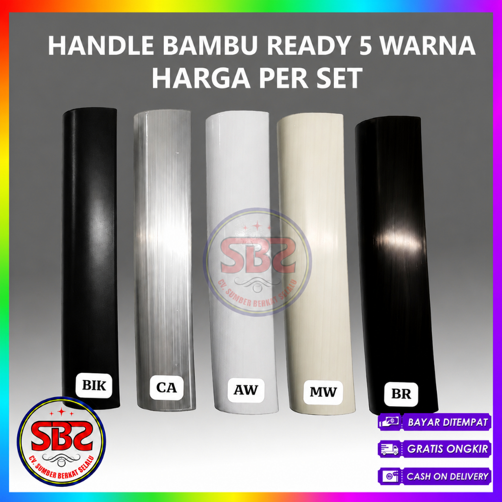 Handle Bambu Aluminium / Handle Pintu Aluminium / Handle Bambu Bamboo