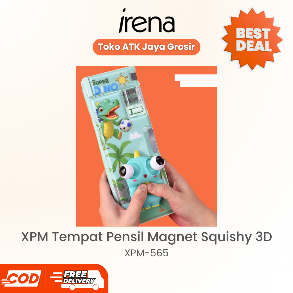 XPM Tempat Pensil Magnet Squishy 3D XPM-565 Pencil Case