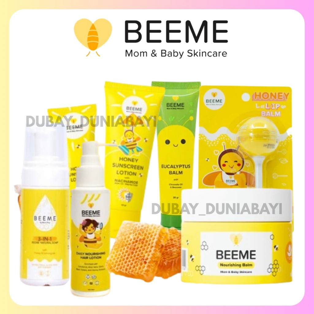 Beeme SKINCARE Bayi | Beeme Nourishing Balm - Beeme Hair Lotion - Beeme Lolipop Balm - Beeme Sunscre