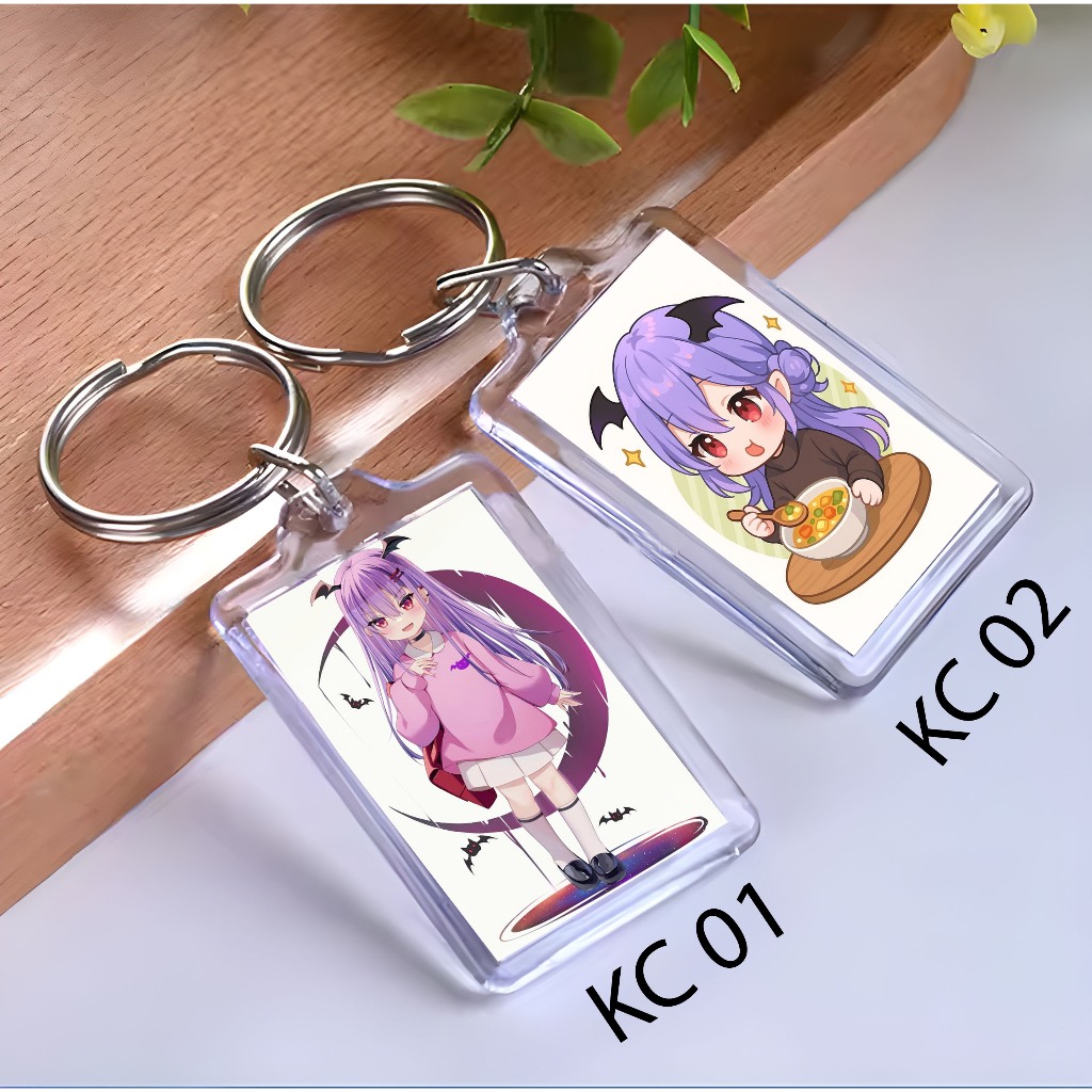 Keychain Mythia Batford vtuber - Ganci vtuber - Gantungan Kunci - Mythia Batford
