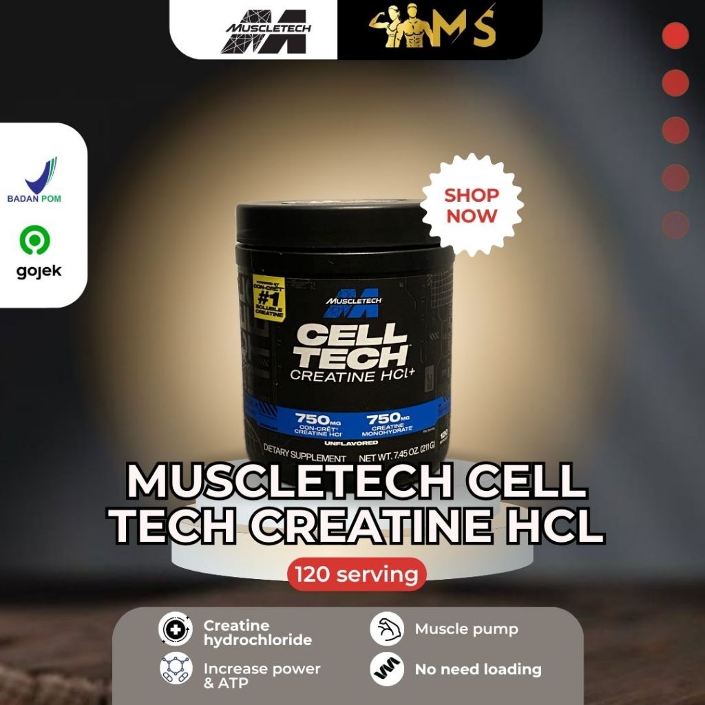 muscletech celltech 120 serv creatine hcl