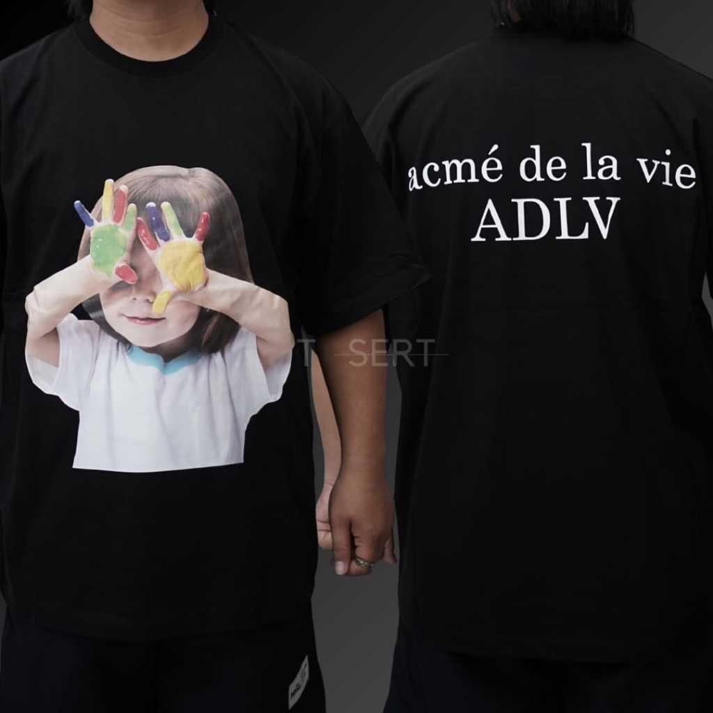 ADLV Painting Girl Black Tee / Baju Kaos ADLV Authentic