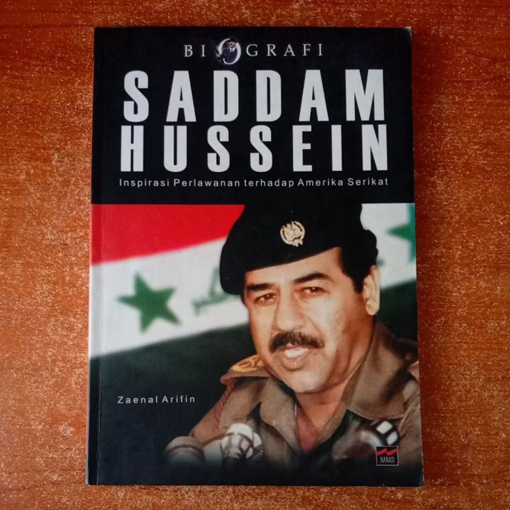 BUKU BIOGRAFI SADDAM HUSSEIN oleh ZAENAL ARIFIN