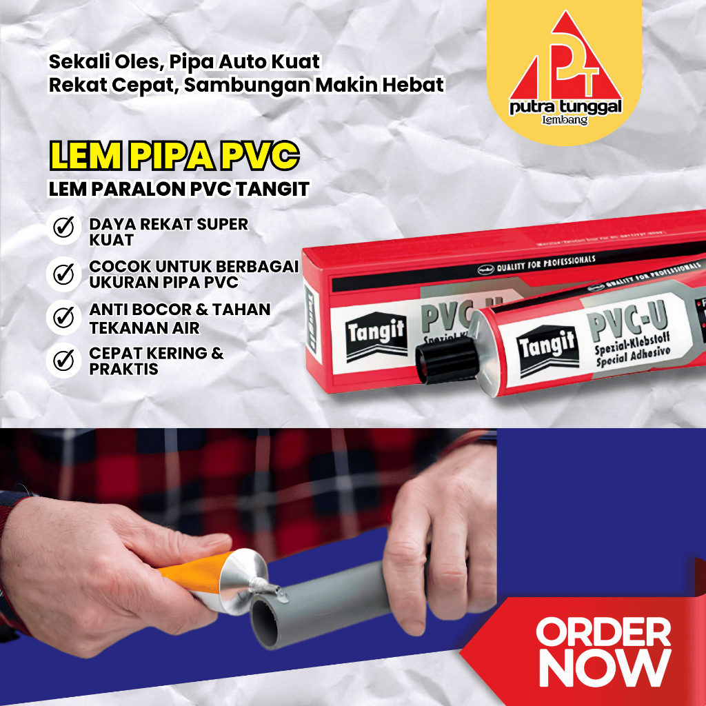 Lem Paralon / Lem Pipa PVC Tangit