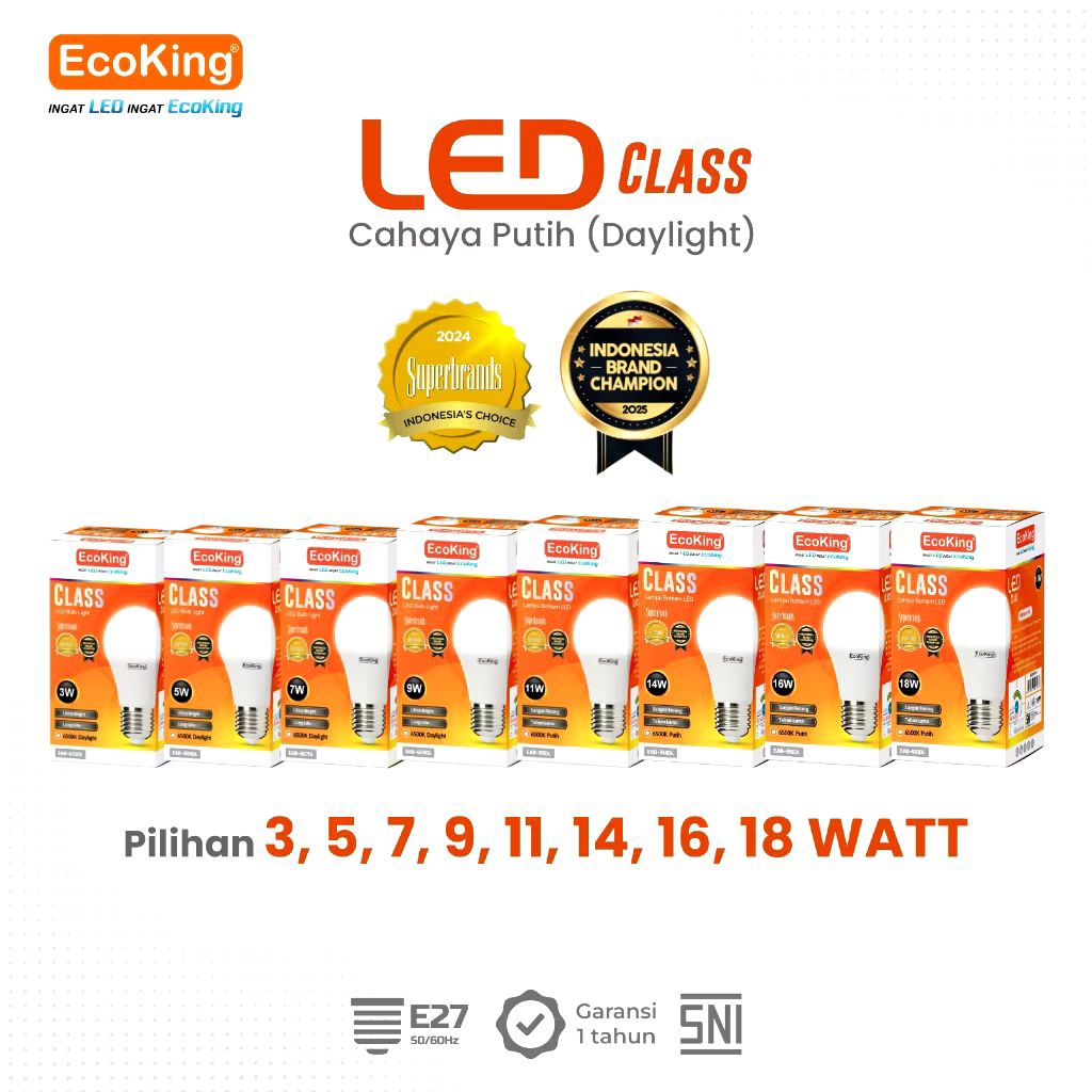 Lampu LED Ecoking class