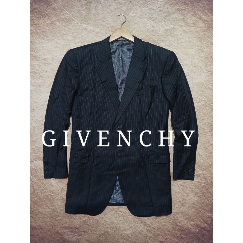 blazer GIVENCHY bahan kain jatoh bekas pakai recomend