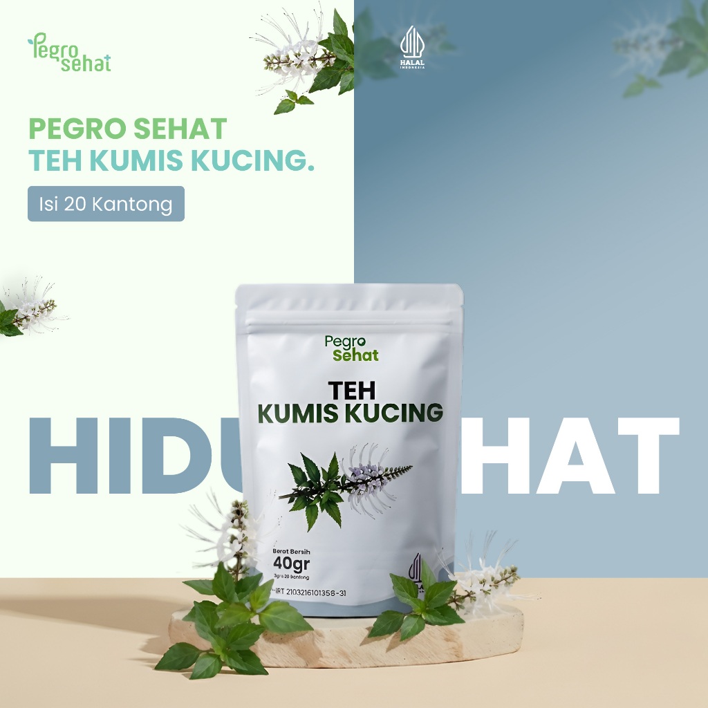 Teh Kumis Kucing isi 20 - Teh Herbal Alami untuk Kesehatan