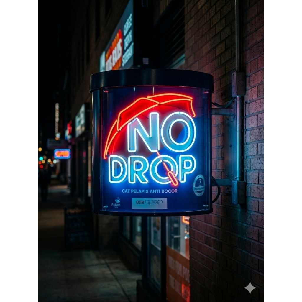 No Drop 4 kg Waterproof Anti Bocor cat waterproofing lapisan tembok dinding NoDrop galon