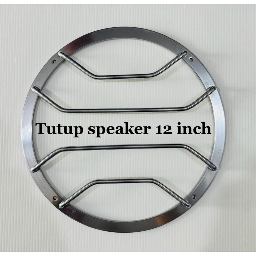 tutup speaker 12 inch besi ring subwoofer 12in grill spiker 12" pelindung speker 12 inci
