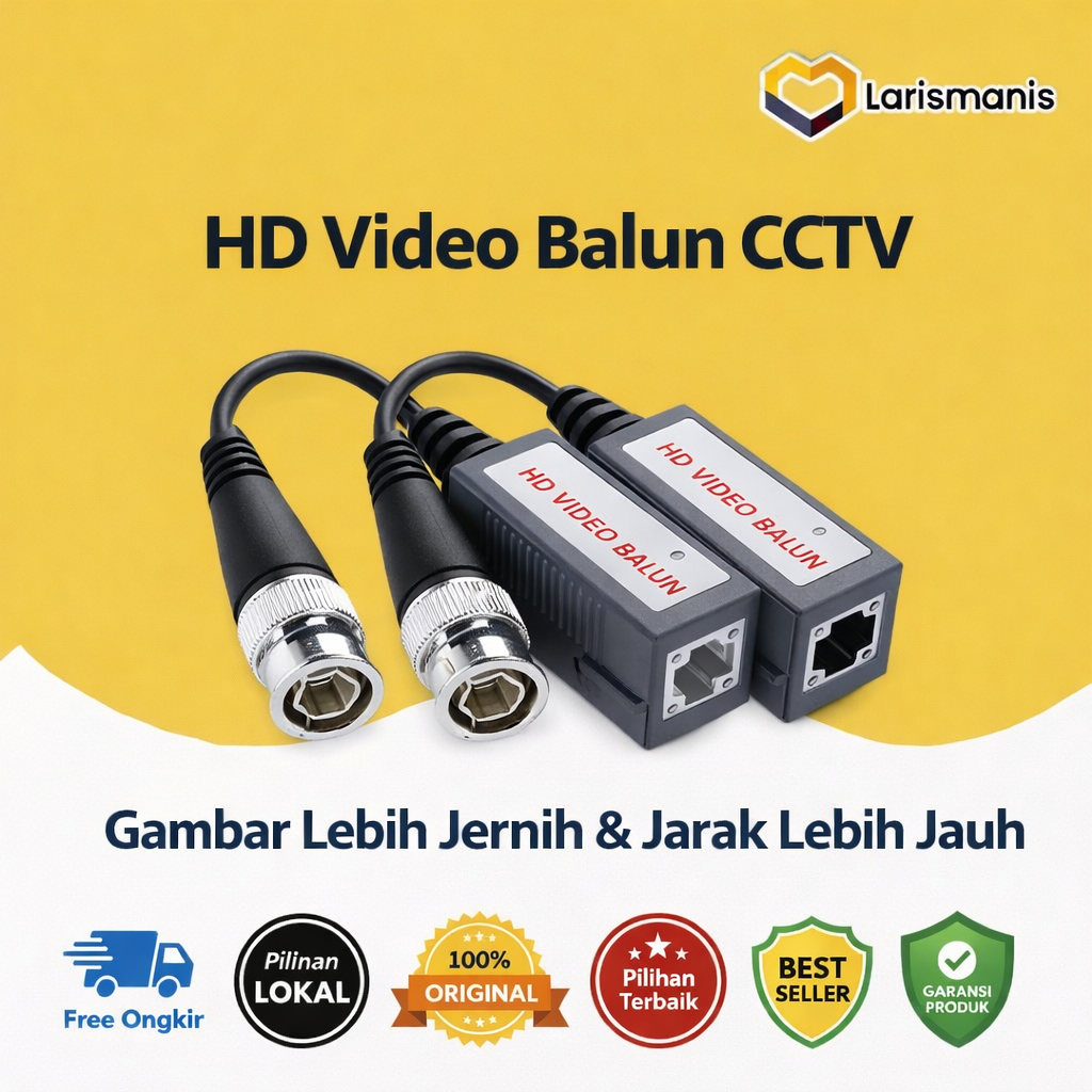 Video Balun CCTV 8MP