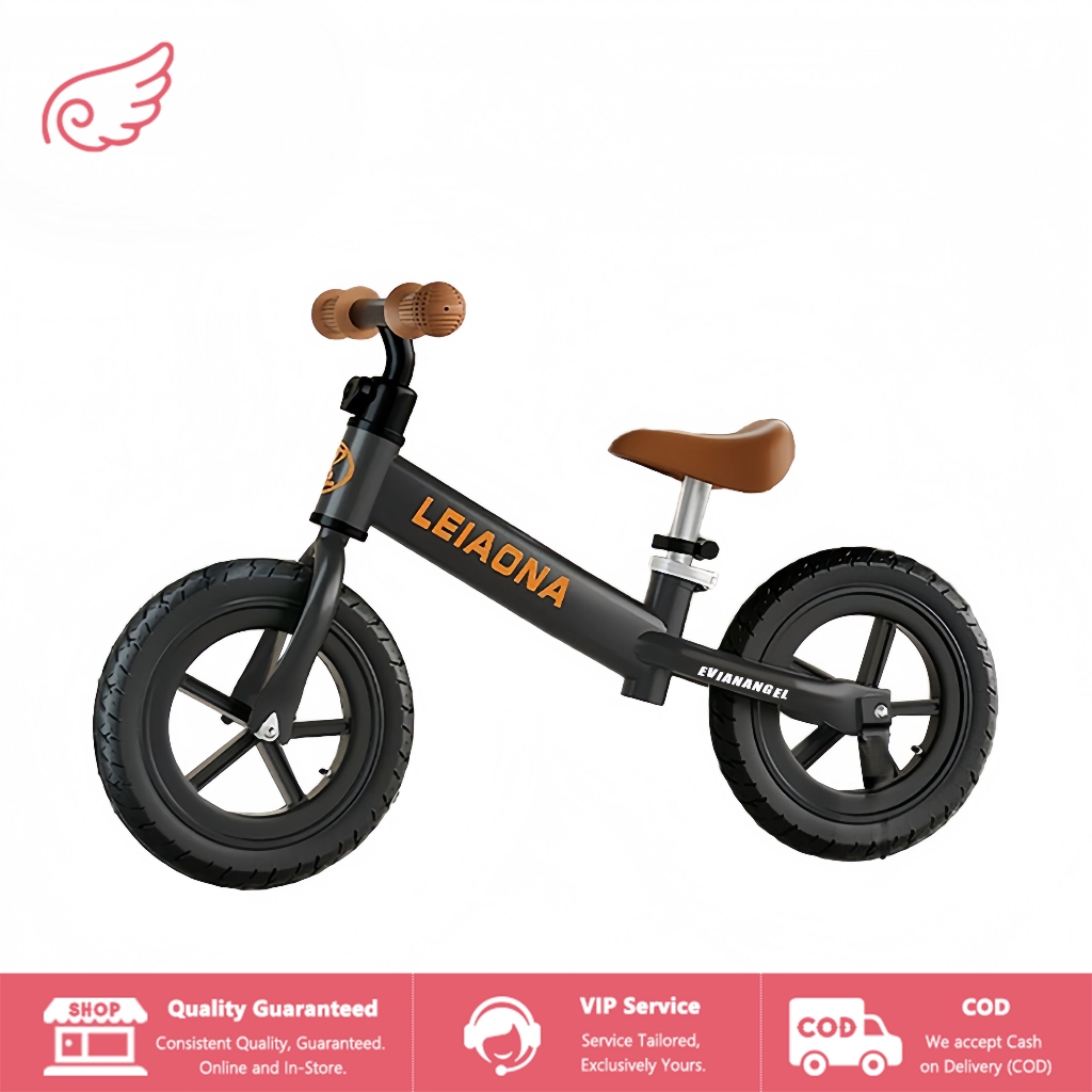 EVIANANGEL Sepeda Tanpa Pedal Untuk Anak-Anak Sepeda Balance Bike Tanpa Pedal Anak Sepeda Mainan Ana
