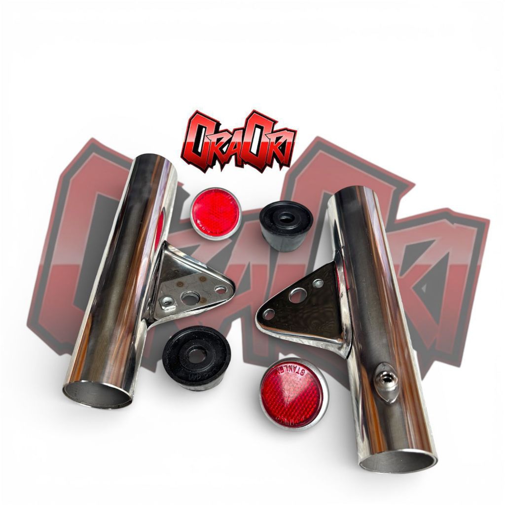 PANGKON LAMPU DEPAN CB K5 AS 33 STENLES PANGKON LAMPU DEPAN CB GL100 K5 STENLISH TEBAL