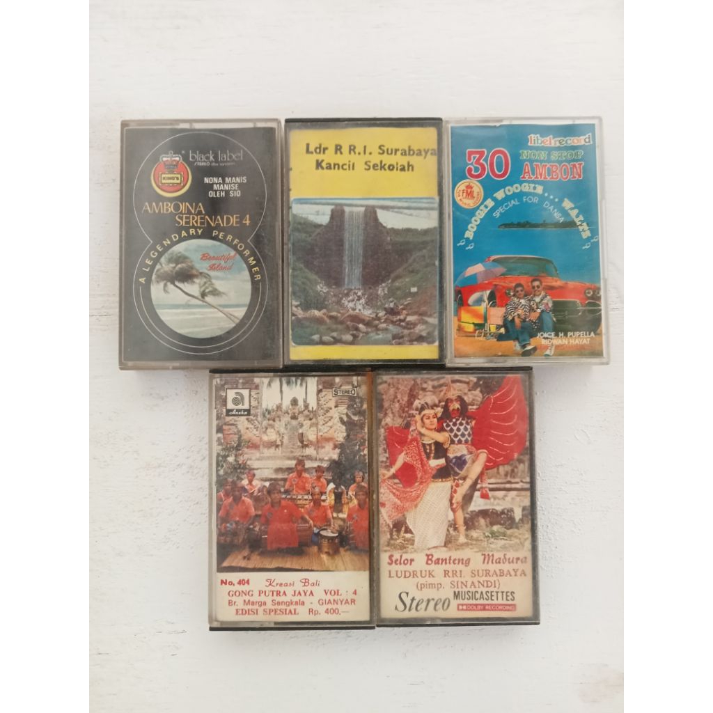 (bisa cod) Kaset pita tape lagu kompilasi Indonesia campuran