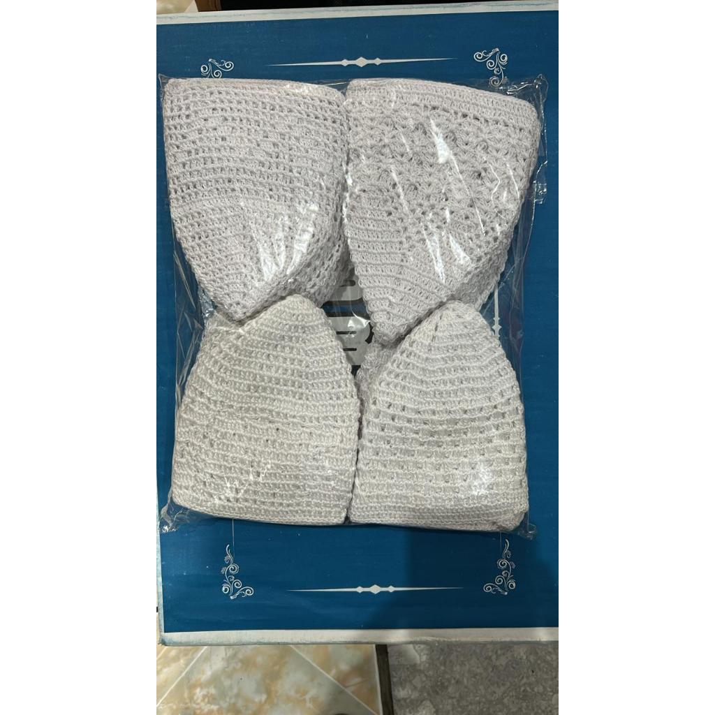 GROSIR isi 20 AMSII Peci Rajut Madinah Knitting Cap