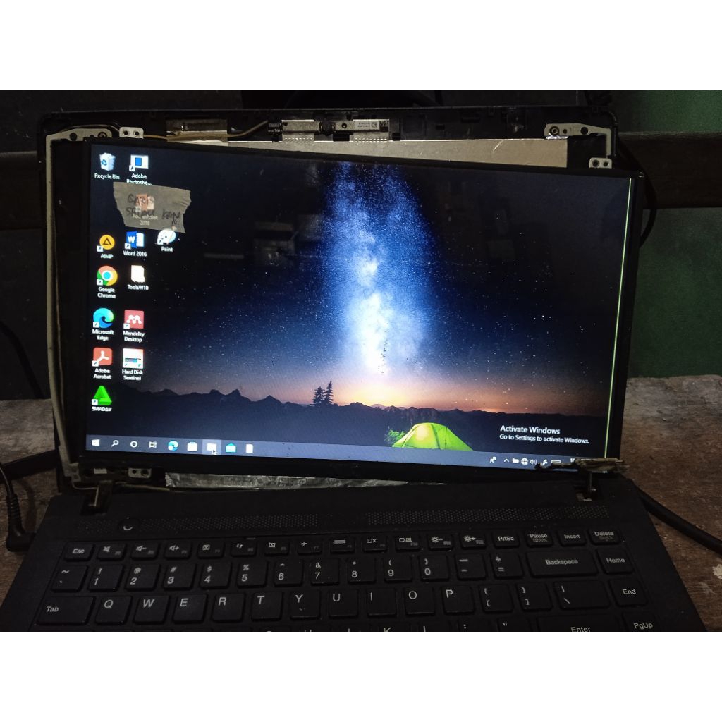 led 14slim 30pin kuping atas bawah minus