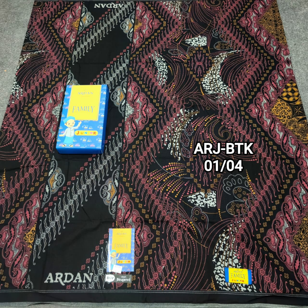 sarung ardan junior / anak tipe gold sarung+box
