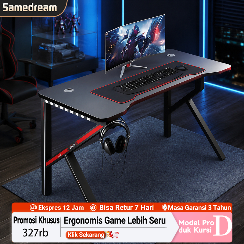 Meja Gaming Minimalis Modern untuk Kantor dan BelajarMeja Komputer Meja Laptop
