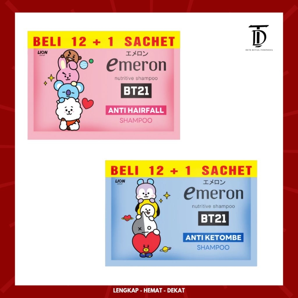 Emeron Shampoo BT21 sachet