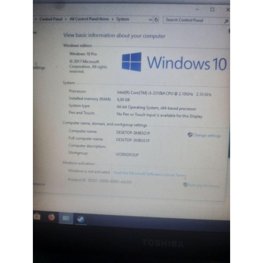 laptop toshiba L745