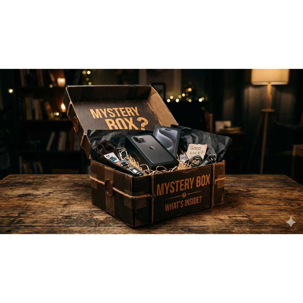 Mystery Box iPhone Berhadiah HP Android & iOS - Beli 20 Pcs DIJAMIN 100% DAPAT HP NO ZONKN Ayo coba 