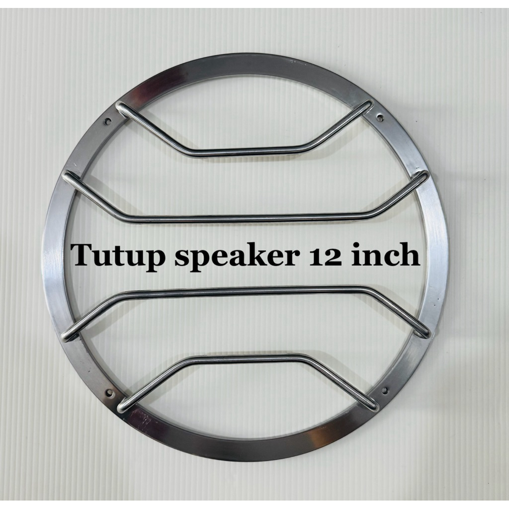 Tutup speaker 12 inch besi ring subwoofer 12in ram speker 12” grill spiker 12 inci