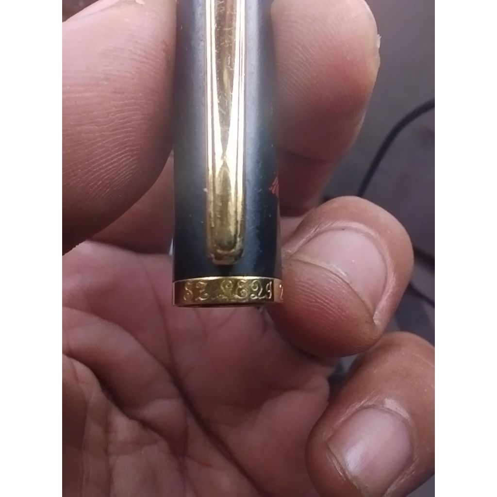 pulpen mewah sz.leqi paris lapis emas asli
