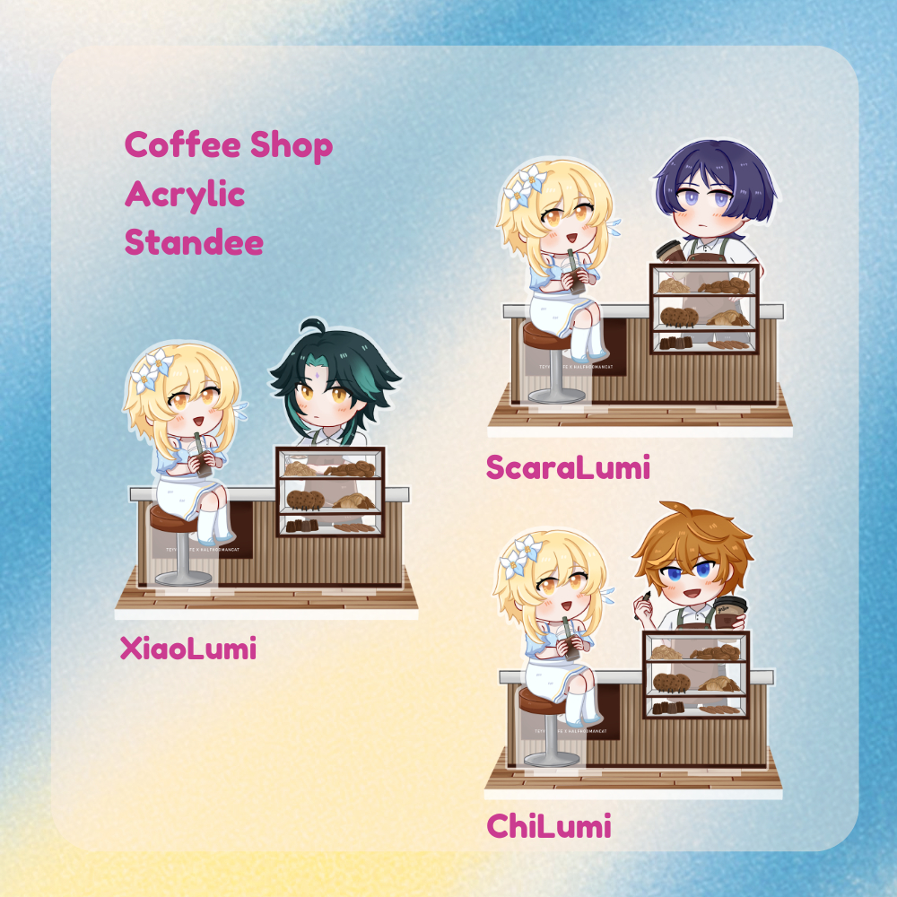 Genshin Impact Acrylic Standee Childe Xiao Scara Lumine Fanmerch