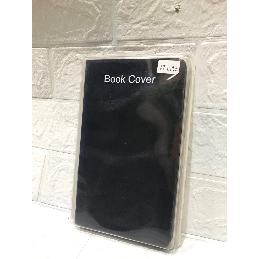 Book cover SAMSUNG TAB A7 lite (ONLY HITAM)