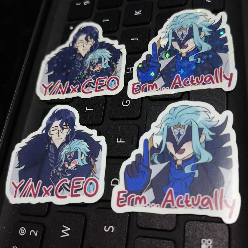 Fanmerch Sticker Die Cut Genshin Dottore Pantalone