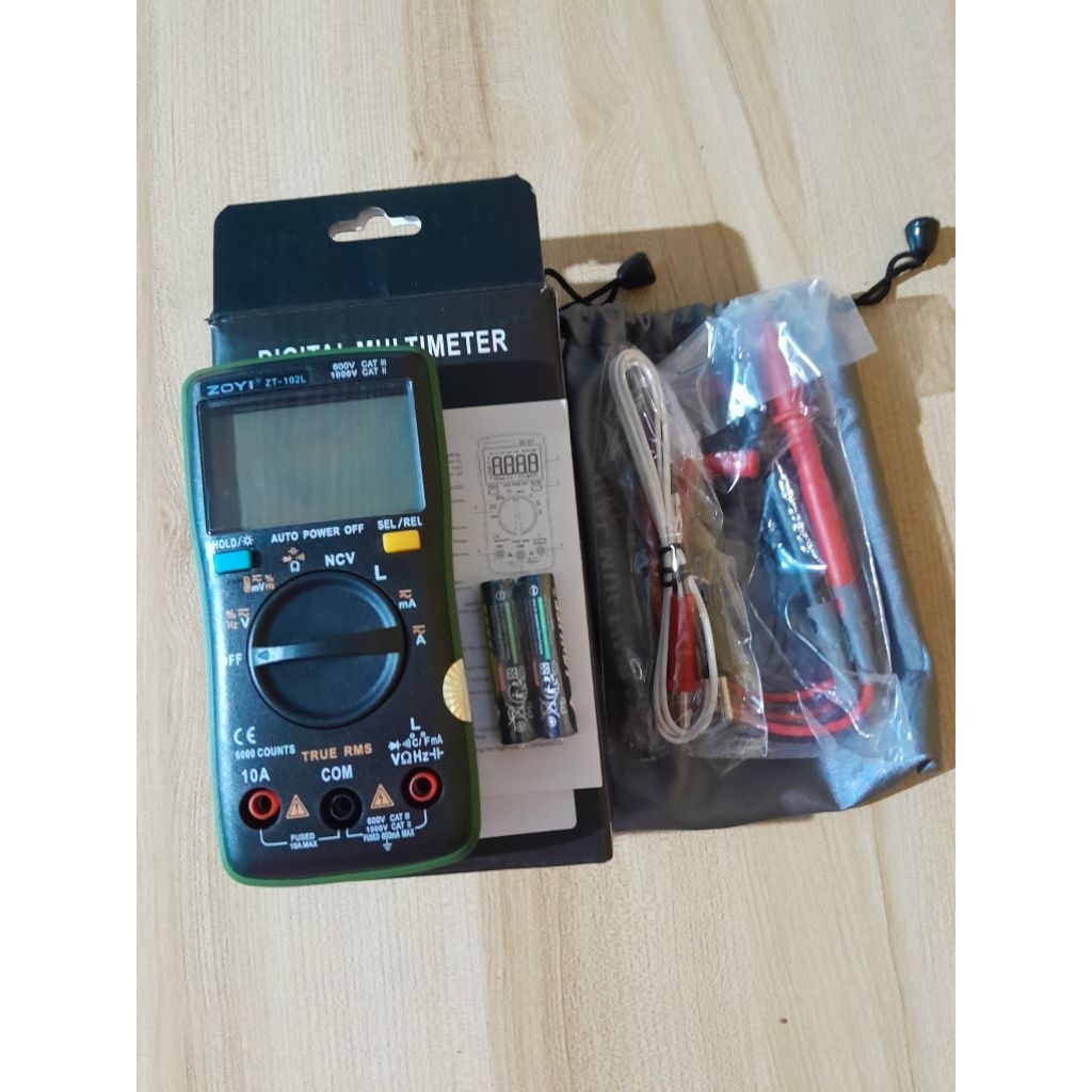 Digital Multimeter Avometer Zoyi Zt 102L