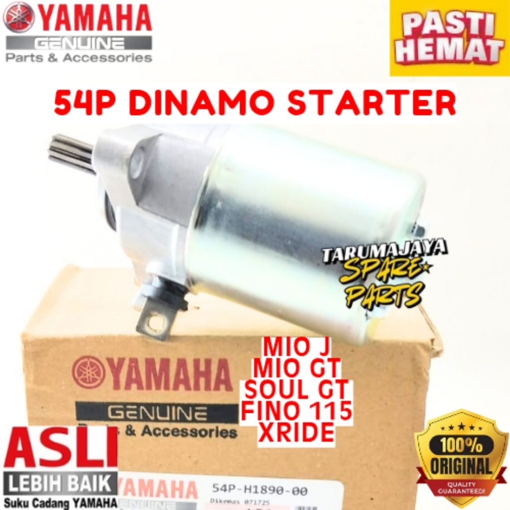 DINAMO STARTER ORIGINAL YAMAHA KODE 54P, DINAMO STARTER MIO J, DINAMO STARTER MIO GT, DINAMO STARTER