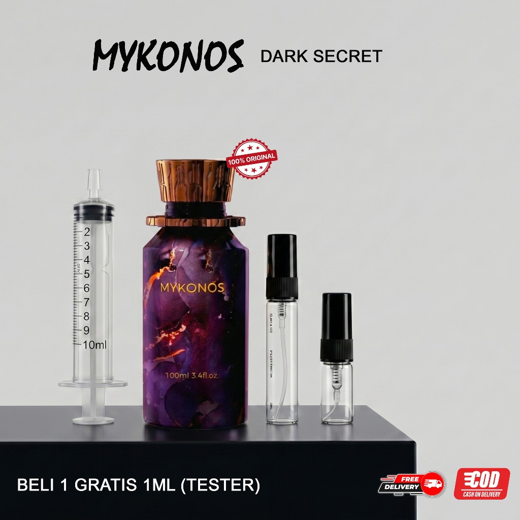 MYKONOS Decant Share 2ML dan 5ML DARK SECRET