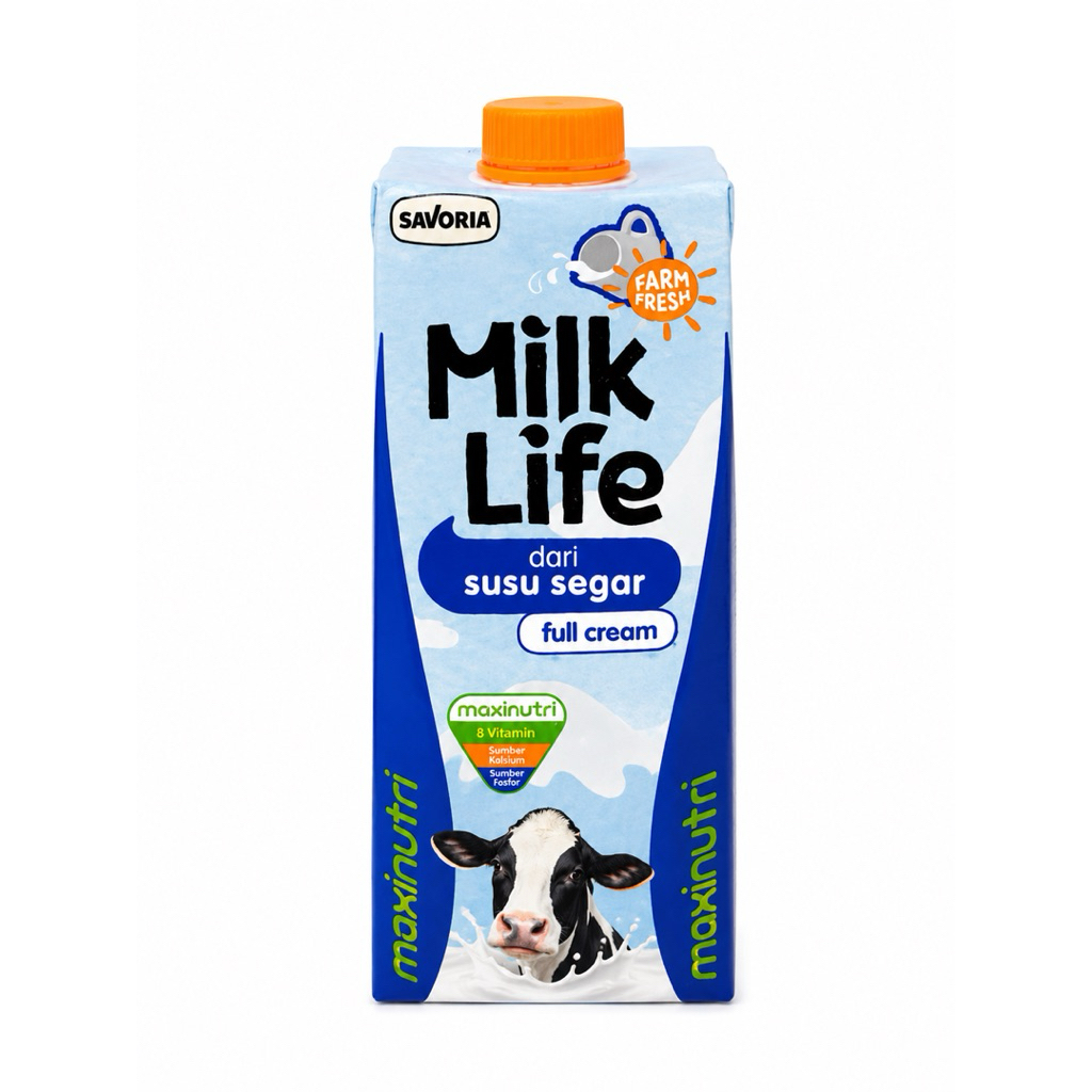 Susu UHT Milk Life 1 Liter , Pilihan Rasa, Bebas Laktosa, Segar Langsung dari Peternakan