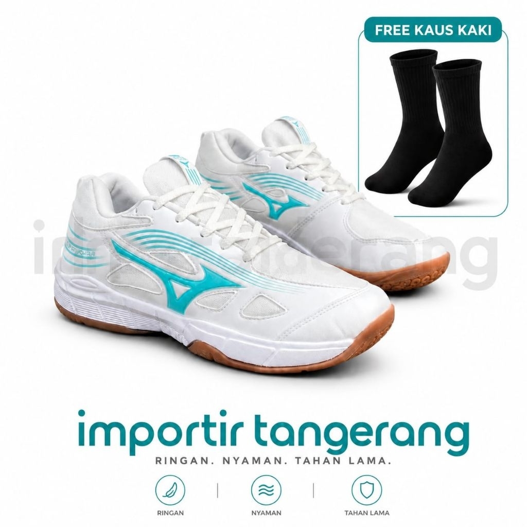 SEPATU MIZUNO BADMINTON PRIA SEPATU BULUTANGKIS MIZUNO BLASTER BATMINTON ORIGINAL VIETNAM 39-44