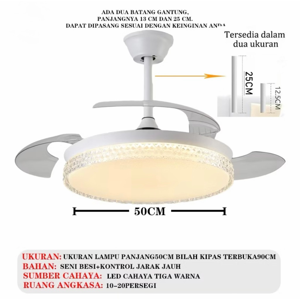lampu gantung kipas / lampu gantung / lampu led / lampu gantung / lampu gantung hias / lampu hias ga