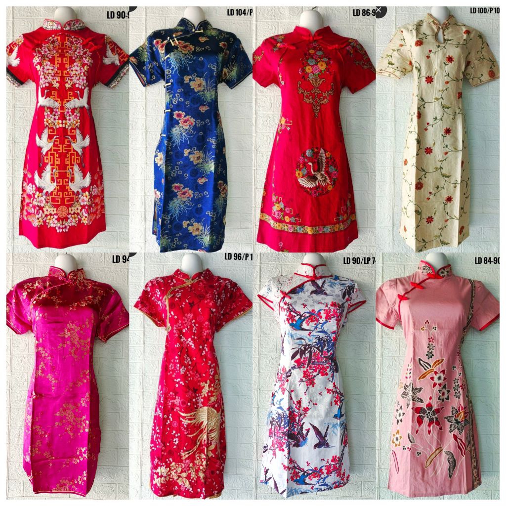 DRESS CHEONGSAM /DRESS QIPAO /DRESS CINA /DRESS WANITA
